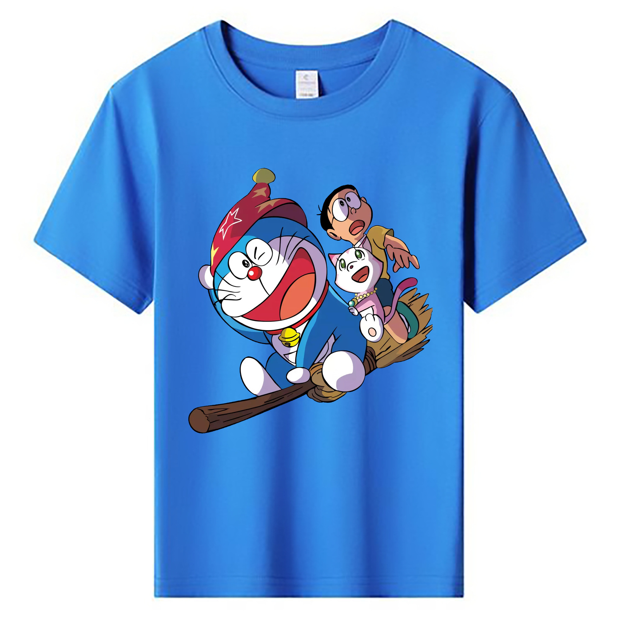 （画像用） ドラえもん Doraemon 綿100％キッズTシャツ（フロントプリント）